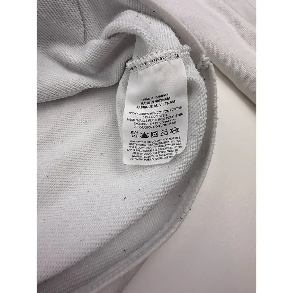 Nike Dri-FIT Men's Fleece Pullover Fitness Hoodie Summit White Size M DQ6620-121